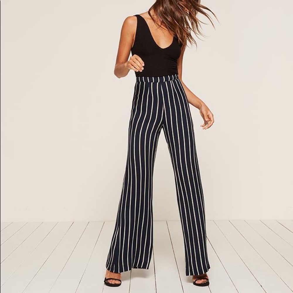 Reformation Striped Sorrenti Pant